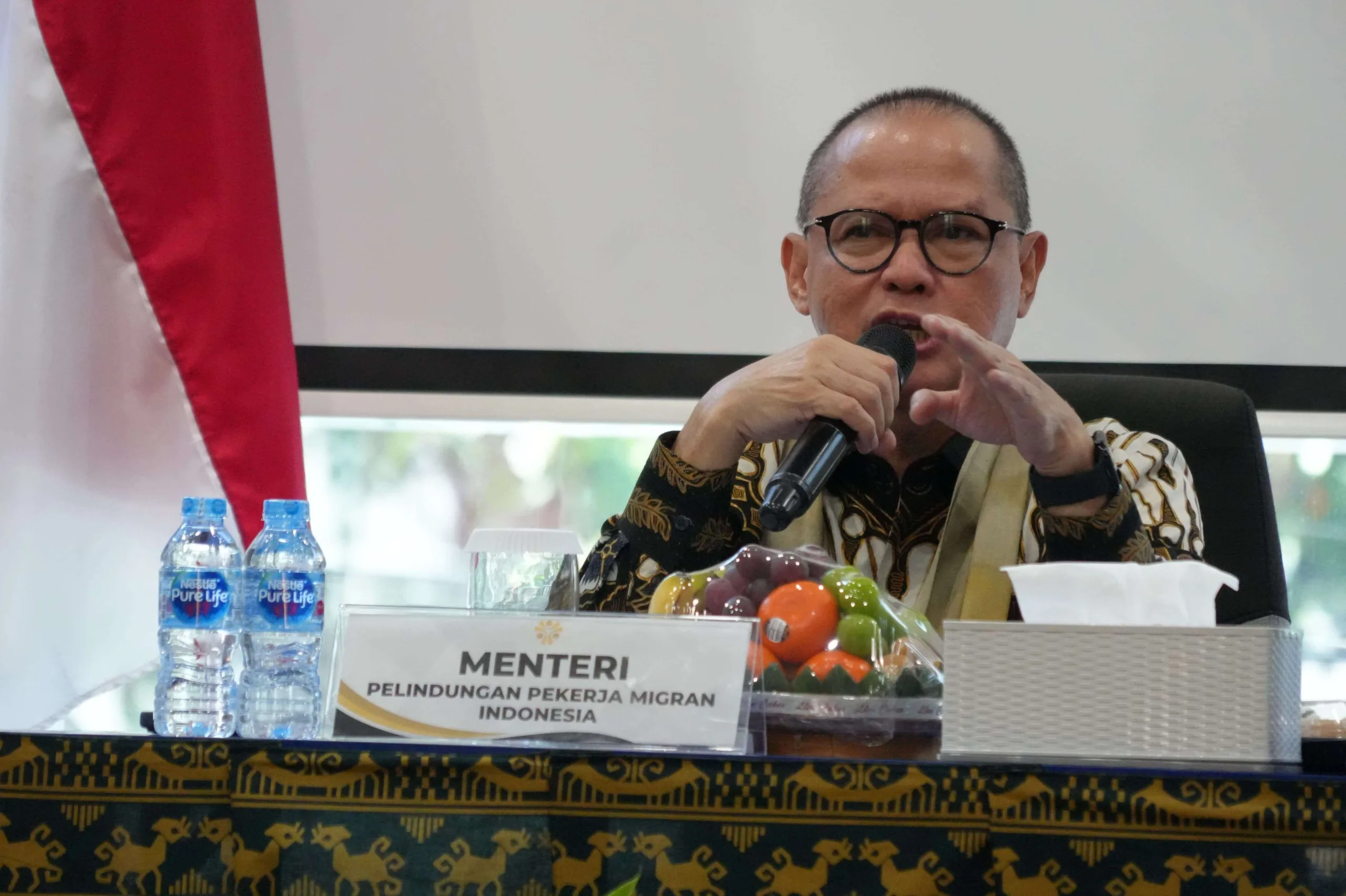 Menteri Pelindungan Pekerja Migran Indonesia (P2MI) Mukhtarudin dalam keterangannya.