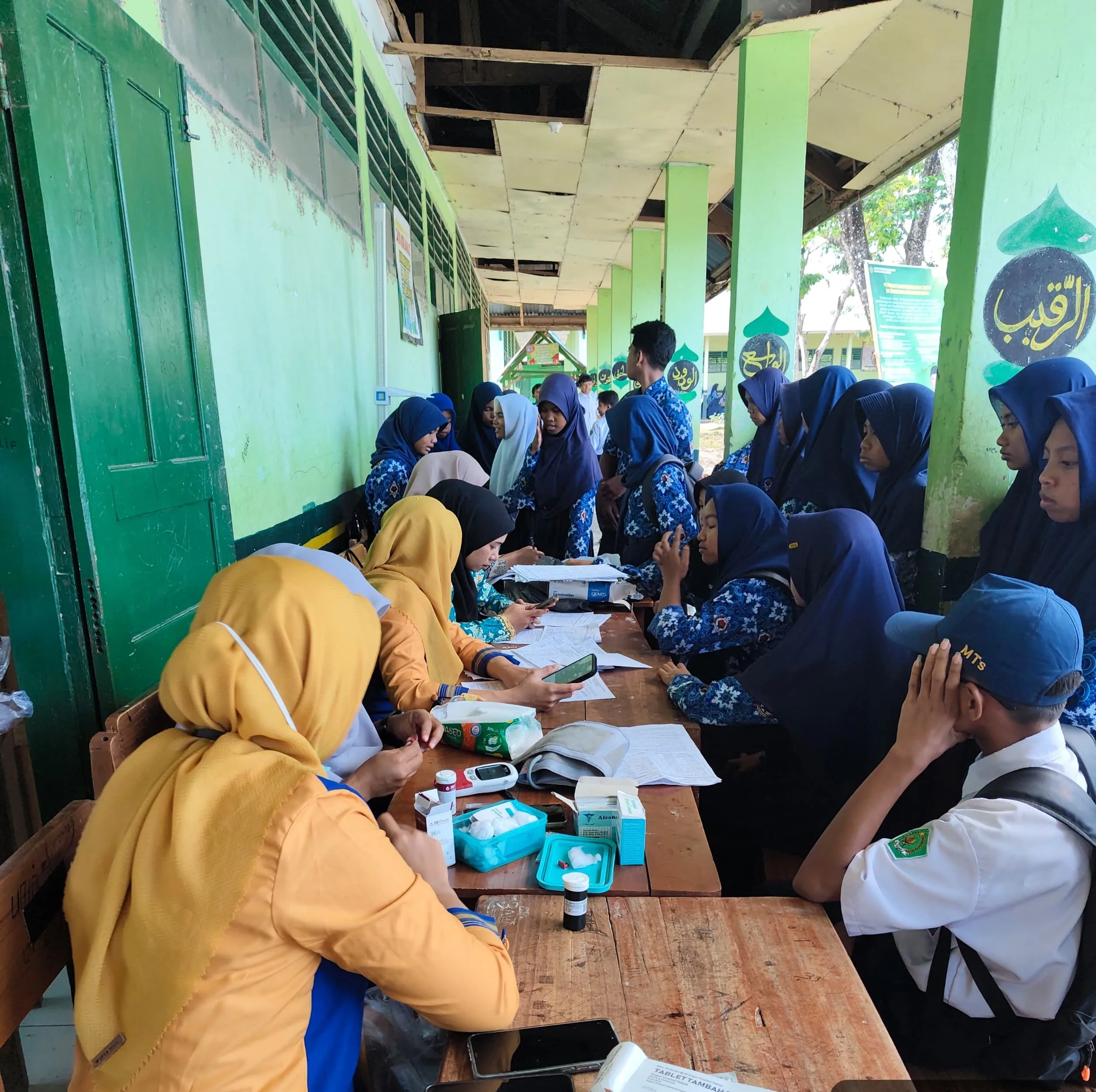 Ketgam : Cek Kesehatan Gratis di salah satu sekolah Buton Tengah