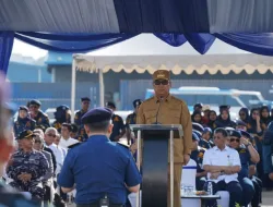 Antisipasi Tumpahan Minyak Selat Malaka, Wagub Nyanyang Pimpin Apel Gelar Pasukan Nasional