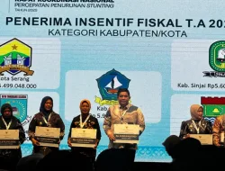 Komitmen Wujudkan Bintan Zero Stunting, Bupati Roby Terima Apresiasi Lewat DIF dari Wapres RI