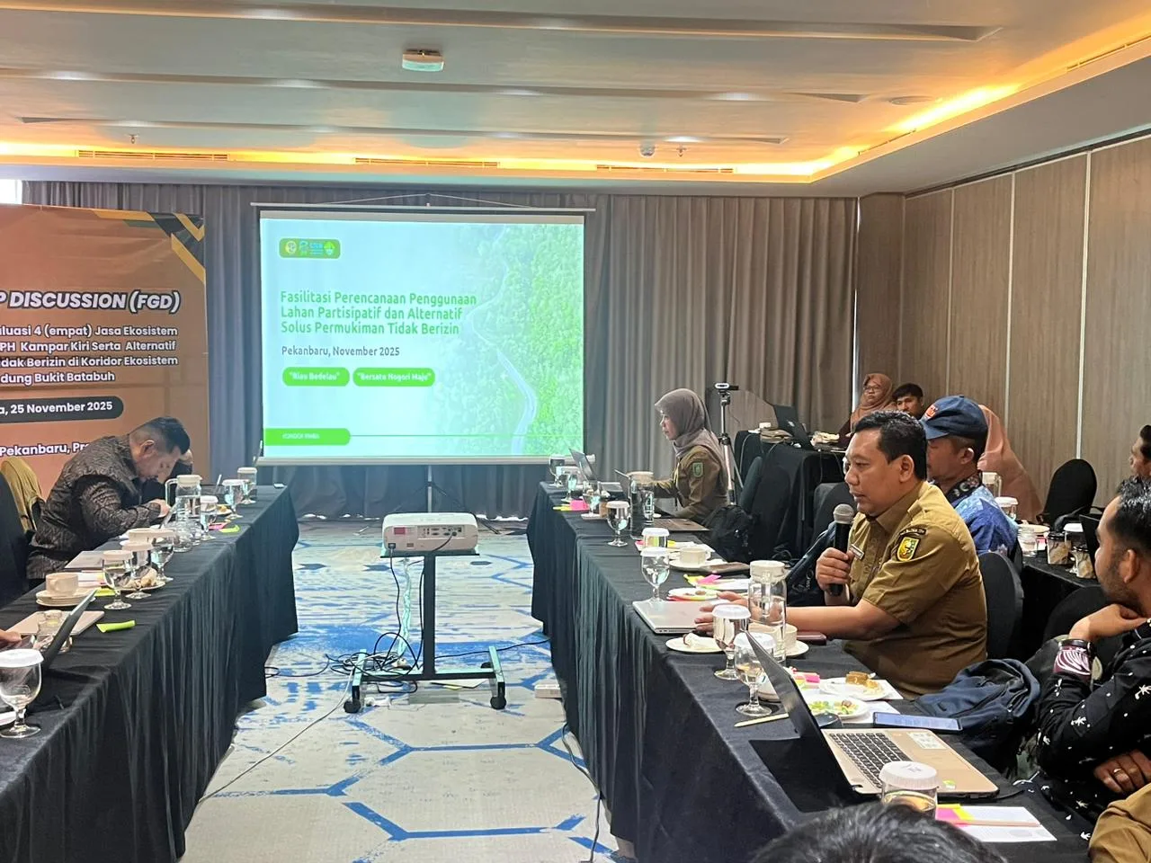 UR dan Kementerian ATR/BPN Sukses Bahas Valuasi Jasa Ekosistem KPH Singingi–Kampar Kiri serta Alternatif Penanganan Permukiman Tanpa Izin di Bukit Batabuh