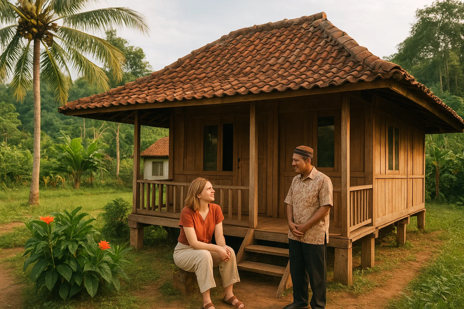 Ketgam : Ilustrasi Homestay di Desa Wisata Buton Tengah