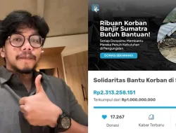 Ferry Irwandi Kumpulkan Donasi Rp10 Miliar dalam 24 Jam untuk Korban Banjir Sumatra