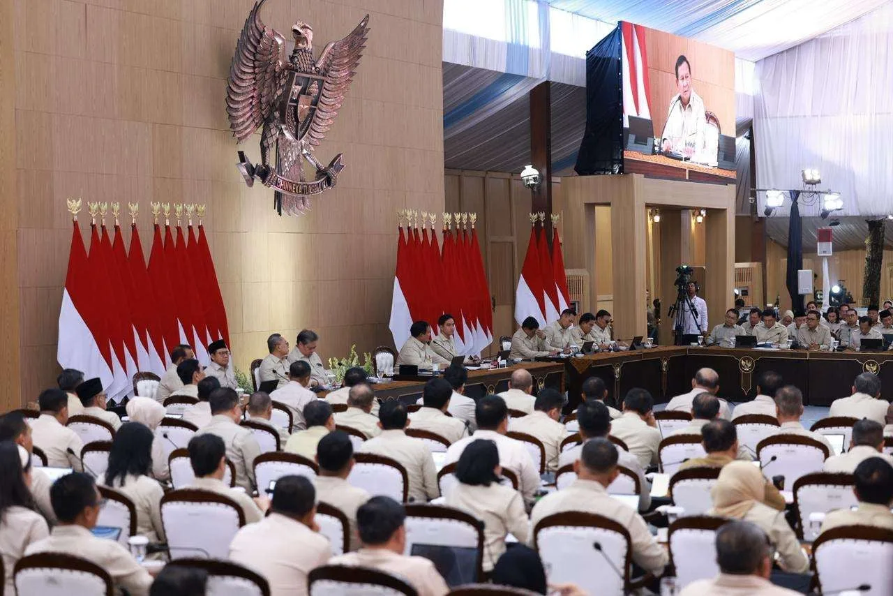 Suasana Retreat Taklimat Awal Tahun 2026 di Hambalang, Jawa Barat, Selasa (6/1/2026).