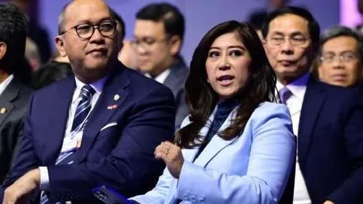 Menteri Komunikasi dan Digital (Menkomdigi), Meutya Hafid, saat mengikuti World Economic Forum (WEF) 2026, di Davos, Swiss, Jumat, 23 Januari 2026.