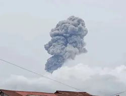 Gunung Marapi Kembali Erupsi 17 Detik, Status Waspada Masih Berlaku