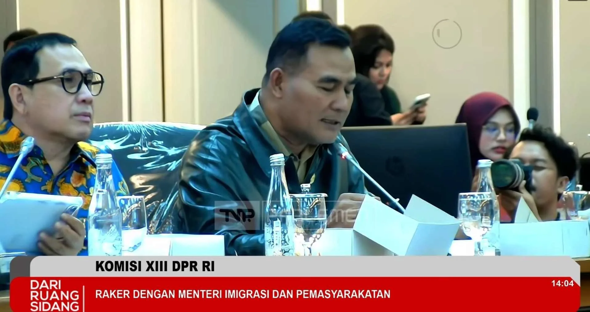 Anggota Komisi XIII DPR RI, Edison Sitorus dalam Rapat Kerja bersama Menteri Imigrasi dan Pemasyarakatan, Jakarta, 3 Februari 2026.