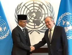 Menlu Sugiono Bertemu Sekjen PBB Bahas Palestina dan Upaya Perdamaian Berkelanjutan
