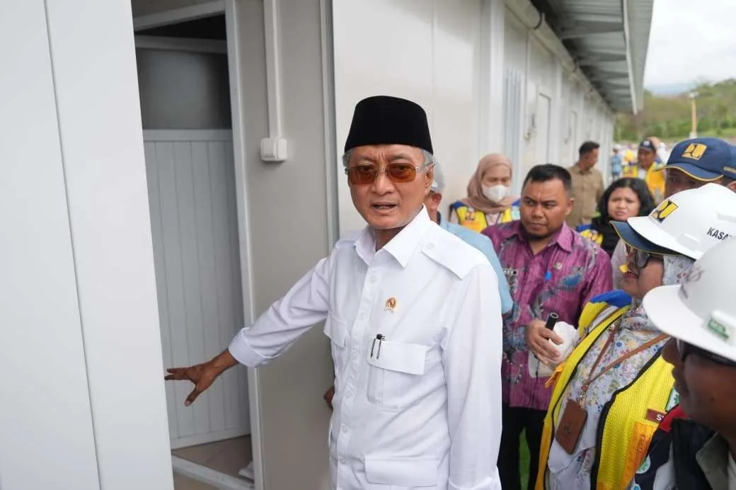 Menteri PU Tinjau Pembangunan Huntara Modular di Aceh, Ditarget Rampung Awal Ramadan.
