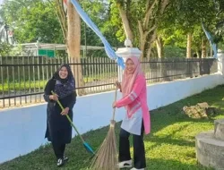 Dukung Program ASRI, Disdik Asahan Gelar Gotroy Rutin Jum’at Bersih