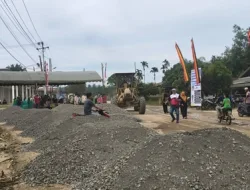 Jadwal molor “Bupati Dharmasraya telat Datang acara Peresmian jalan Koto Gadang