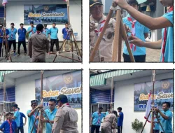 Rutan Sawahlunto Gelar Pembinaan Pramuka: Warga Binaan Belajar Tali Temali, Simpul Kebersamaan dan Kedisiplinan