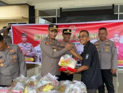 Polres Dharmasraya Salurkan 104 Paket Bansos dari Zakat Personel untuk Masyarakat