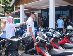 Pastikan Layak Jalan, Riyanda Putra Periksa Kendaraan Dinas Dua OPD Sawahlunto