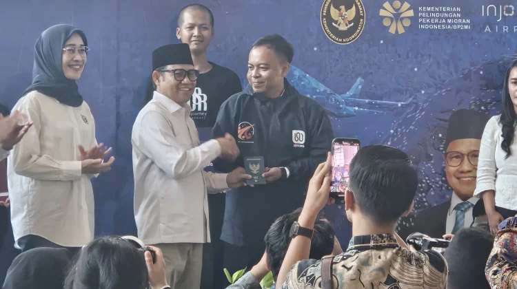 Menteri Koordinator Bidang Pemberdayaan Masyarakat melepas 200 pekerja migran Indonesia (PMI) terampil ke Jepang di Bandara Internasional Soekarno-Hatta, Jumat 3 April 2026.