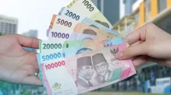 Lembaran uang rupiah bergambar Pahlawan Proklamator.