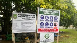Proyek Pagar DPRD Batam Senilai Rp 2,35 Miliar Mulai Dikerjakan, Material Sudah Tiba di Lokasi