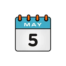 Ilustrasi kalender mei