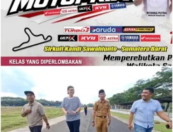 Sawahlunto Jadi Tuan Rumah Kejurnas Motoprix Region A 2026, Deputi IMI Pusat Tinjau Sirkuit Kandi
