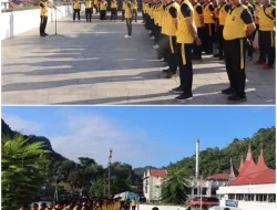 Wakapolres Sawahlunto Pimpin Gladi Akbar Bhayangkara Run 2026, Targetkan Aman, Tertib dan Ramai Wisatawan