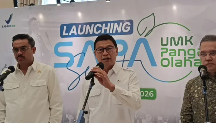 Kepala Badan Pengawas Obat dan Makanan (BPOM), Taruna Ikrar, dalam peluncuran Program SAPA Semesta di Kantor BPOM, Jakarta, Senin, 27 Juli 2026.