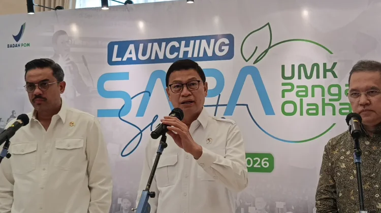 Kepala Badan Pengawas Obat dan Makanan (BPOM), Taruna Ikrar, dalam peluncuran Program SAPA Semesta di Kantor BPOM, Jakarta, Senin, 27 Juli 2026.