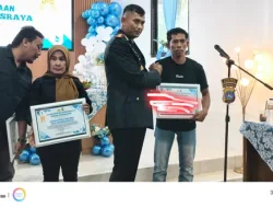 Dalam rangka memperingati Hari Bhayangkara, Kapolres Dharmasraya AKBP Kartyana Widyarso Wardoyo Putro, S.I.K., M.A.P.