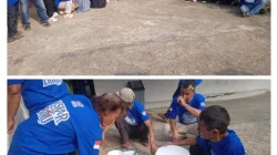 25 Tahun Biru Mengabdi: Demokrat Sawahlunto Goro Massal di Rumah Ibadah Tertua Timbago