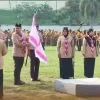Wawako Lepas Kontingen Pramuka Sawahlunto ke Jamnas 2026 Cibubur