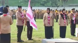 Wawako Lepas Kontingen Pramuka Sawahlunto ke Jamnas 2026 Cibubur