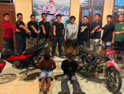 Dua Terduga Pelaku Curat Dibekuk Polsek Sungai Rumbai, Kerugian Korban Capai Rp100 Juta