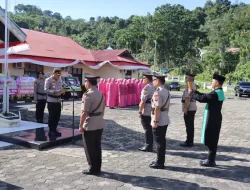 Kapolres Sawahlunto Pimpin Sertijab Kabag SDM dan Kapolsek Barangin, Tegaskan Komitmen Pelayanan Presisi
