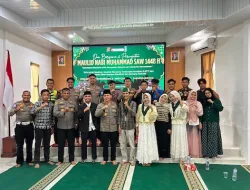 HMI dan Polres Dharmasraya Gelar Doa Bersama, Donasi Korban Bencana Capai Rp3,95 Juta
