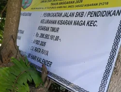 Proyek Peningkatan Jalan Pendidikan Diduga Asal Jadi