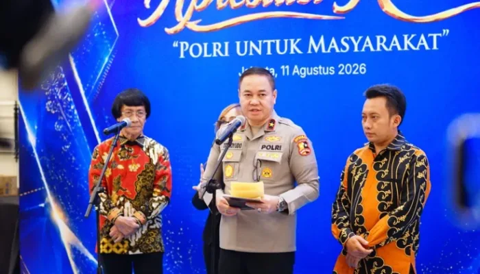 Karo Penmas Divhumas Polri Brigjen Pol Trunoyudo Wisnu Andiko memberikan keterangan terkait Apresiasi Kreasi "Polri untuk Masyarakat". Kegiatan tersebut menjadi ruang apresiasi terhadap kreativitas, inovasi, dan prestasi masyarakat dalam rangka Hari Bhayangkara ke-80