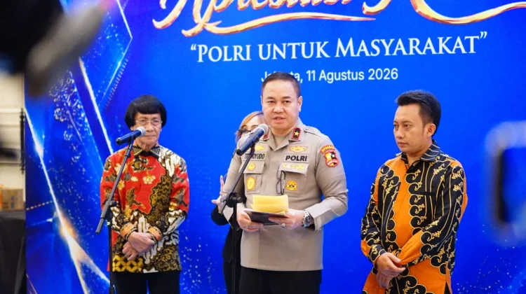 Karo Penmas Divhumas Polri Brigjen Pol Trunoyudo Wisnu Andiko memberikan keterangan terkait Apresiasi Kreasi "Polri untuk Masyarakat". Kegiatan tersebut menjadi ruang apresiasi terhadap kreativitas, inovasi, dan prestasi masyarakat dalam rangka Hari Bhayangkara ke-80