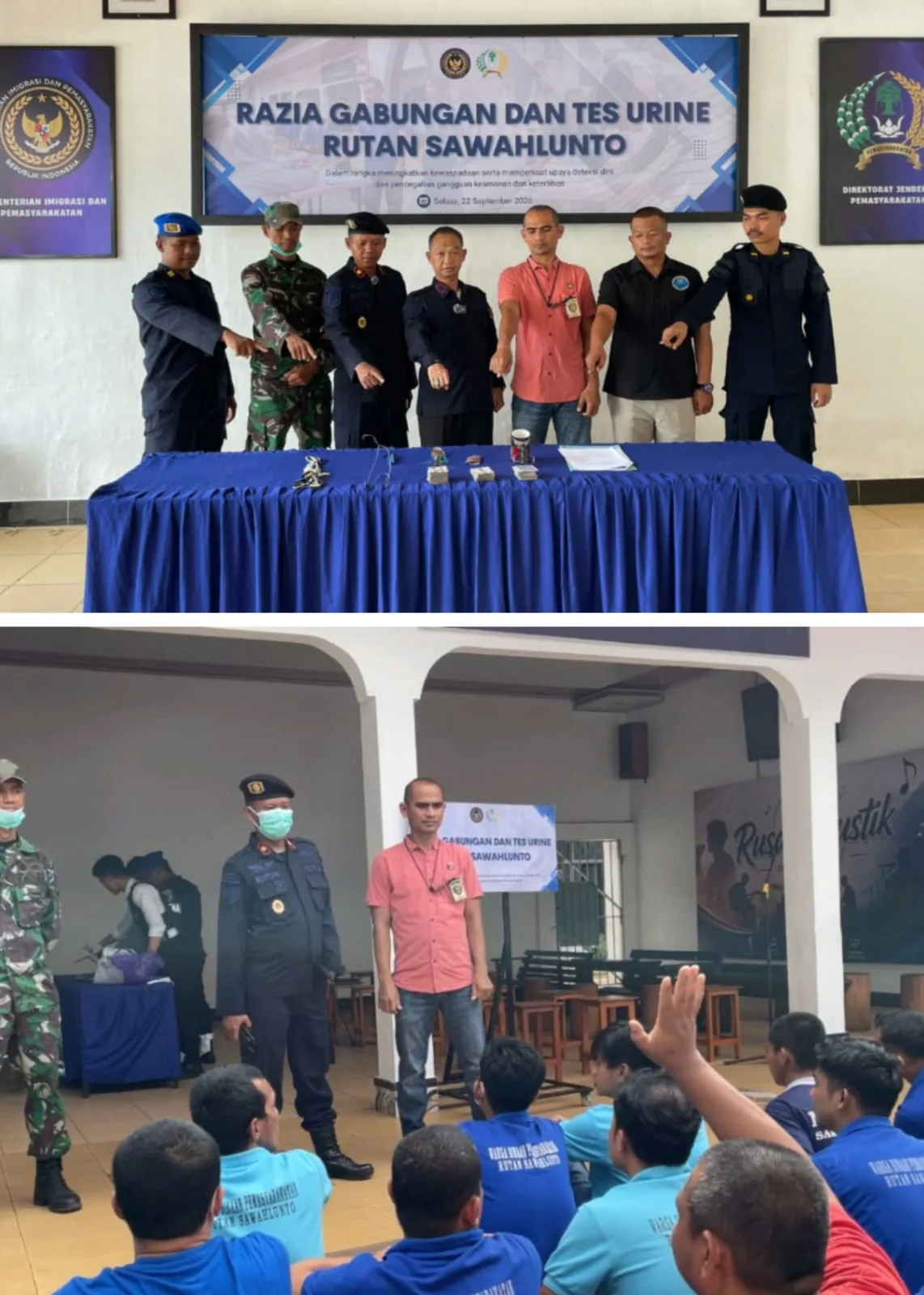 Razia Gabungan Bersama BNNK, Polri dan TNI