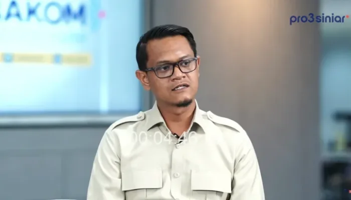 Tenaga Ahli Bakom RI, Dr. Muhammad Hidayat saat menjadi narasumber Podcast Bakom Mendengar.