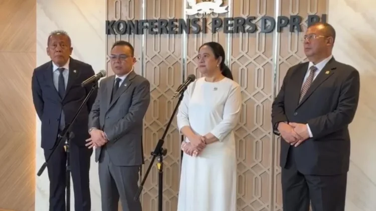 Pimpinan DPR RI saat ditemui di Kompleks Parlemen Senayan, Jakarta, Selasa, 29 September 2026