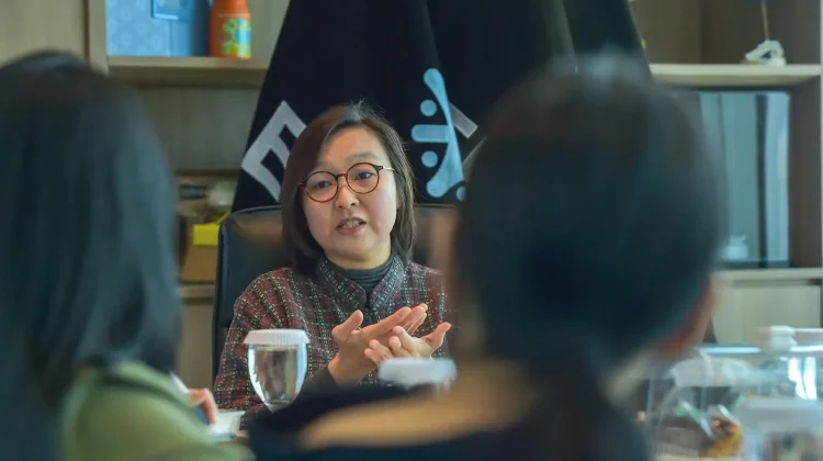 Wakil Menteri Ekonomi Kreatif (Wamen Ekraf) Irene Umar saat menerima audiensi penyelenggara Indonesia Comic Con (ICC) di Kantor Kementerian Ekonomi Kreatif, Jakarta, Selasa, 8 September 2026