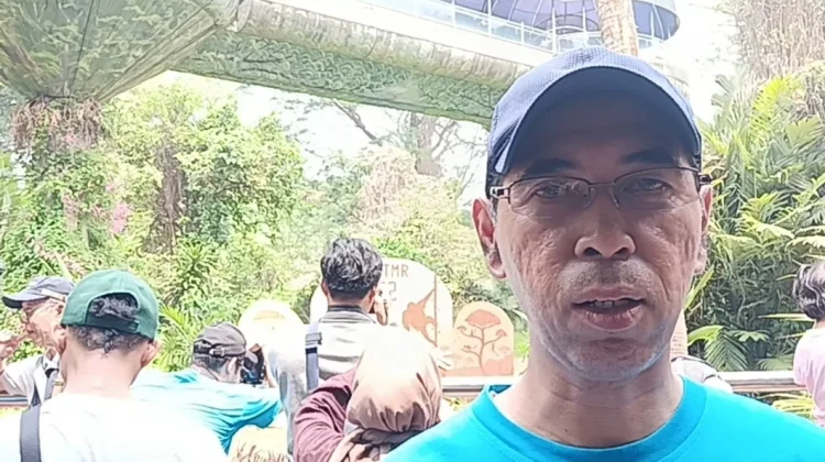 Humas Taman Margasatwa Ragunan, Wahyudi Bambang P, ditemui di kawasan Ragunan, Jakarta, Minggu 20 September 2026
