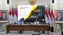 Wakil Menteri Pelindungan Pekerja Migran Indonesia Christina Aryani (kanan) dalam konferensi pers di Kantor Badan Komunikasi Pemerintah, Jakarta, Rabu, 2 September 2026