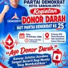 HUT ke-25 Partai Demokrat Sawahlunto gelar kegiatan sosial bertema Setetes darah untuk kemanusiaan