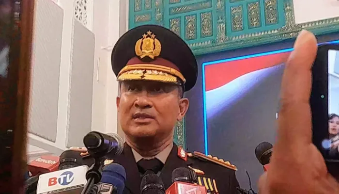 Kapolri Jenderal Polisi Suyudi Ario Seto setelah resmi dilantik Presiden Prabowo Subianto di Istana Negara, Jakarta, Kamis, 1 Oktober 2026