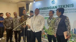 Menteri Lingkungan Hidup Jumhur Hidayat saat ditemui di Jakarta, Selasa, 13 Oktober 2026 (dok : Tangkapan Layar)